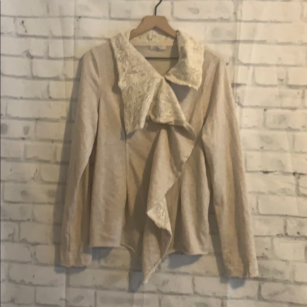 Mystree Lace Cotton Zipup